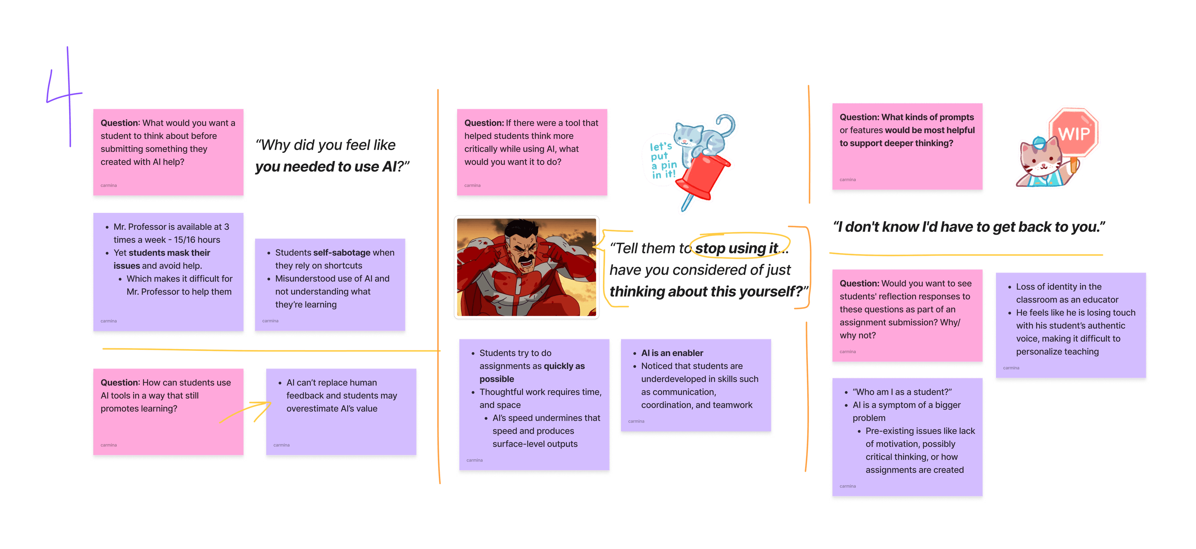 Lyra insight card showing structured guidance in the learning flow